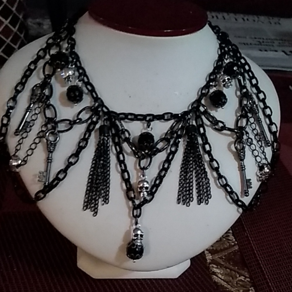 Custom goth necklace
